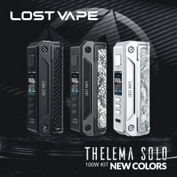BOX THELEMA SOLO 100W 21700/18650 NEW COLORS - LOST VAPE