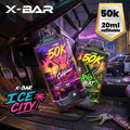 ICE CITY 50K + 3 E-LIQUIDES 850MAH 20ML / 20MG - X-BAR