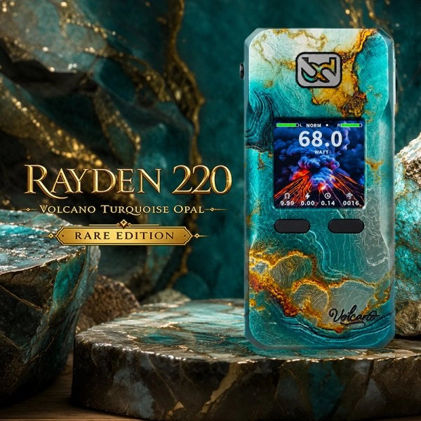 Mod Rayden 220 Volcano Turquoise Opal Rare Edition - BD Vape