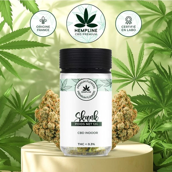 SKUNK FLEUR DE CBD (12G) - HEMPLINE
