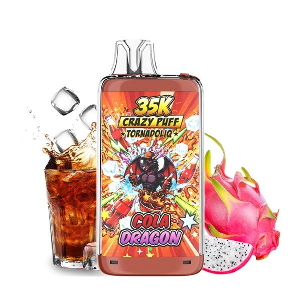 CRAZY PUFF 35K 1100MAH 20ML / 2% - TORNADOLIQ