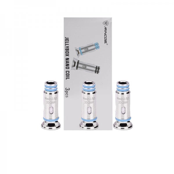 RÉSISTANCES JELLYBOX NANO/XS 0.5/1.0Ω (3PCS) - RINCOE