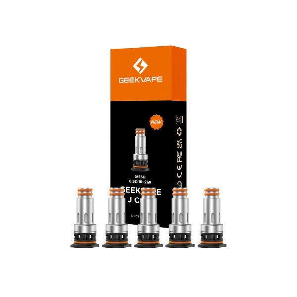 RÉSISTANCES J SERIES 0.4/0.6/0.8/1.2Ω (5PCS) - GEEKVAPE