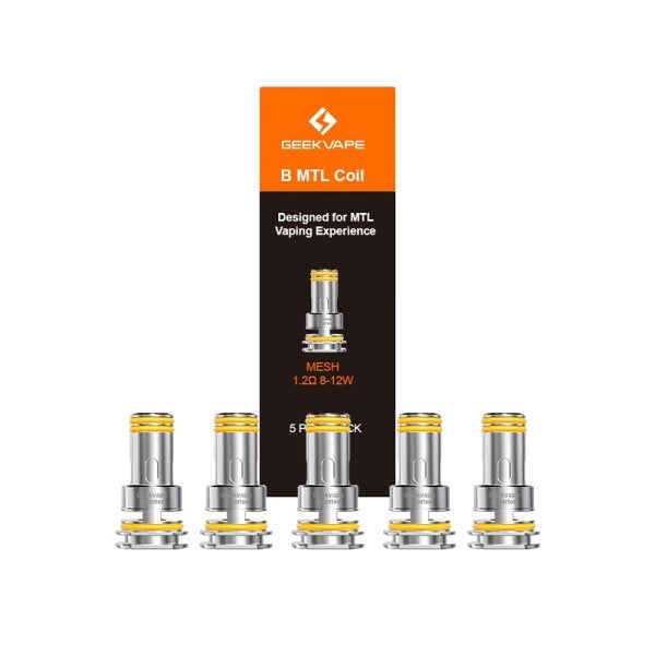 RÉSISTANCES B MTL SERIES 0.6/0.8Ω/1.2Ω (5PCS) - GEEKVAPE